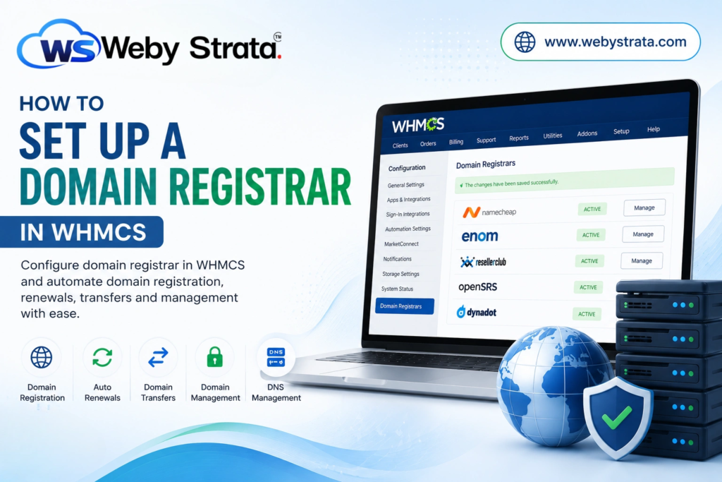 How to Set Up a Domain Registrar in WHMCS