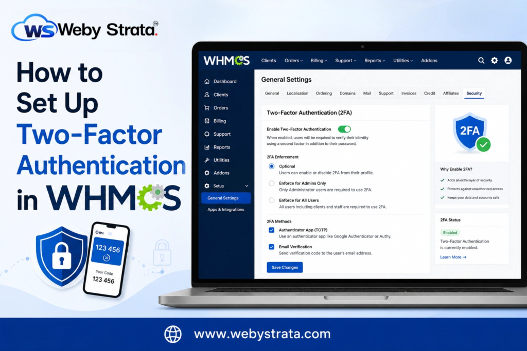 How to Set Up Two-Factor Authentication in WHMCS