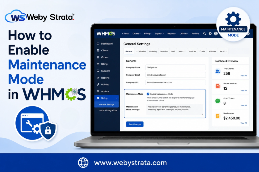 How to Enable Maintenance Mode in WHMCS