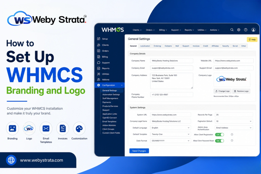 How to Set Up WHMCS Branding and Logo