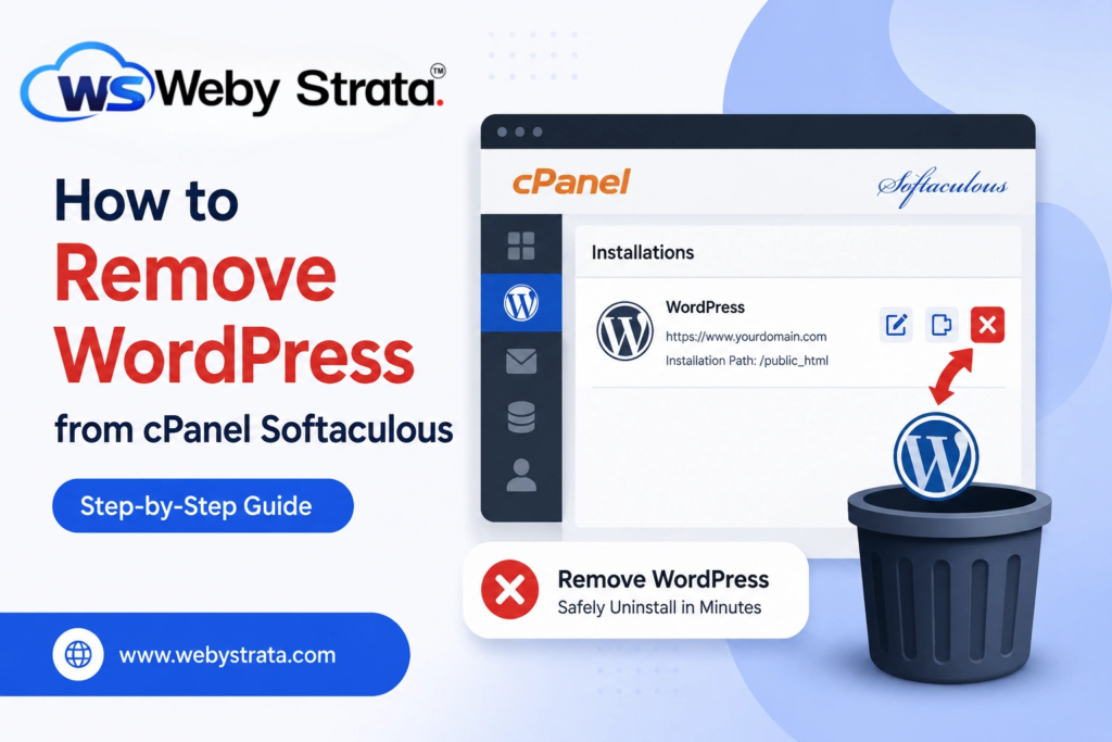 How to Remove WordPress from cPanel Softaculous