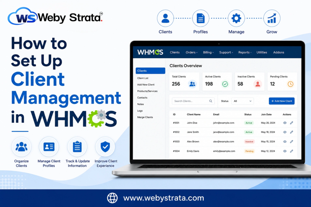 How to Set Up Client Management in WHMCS