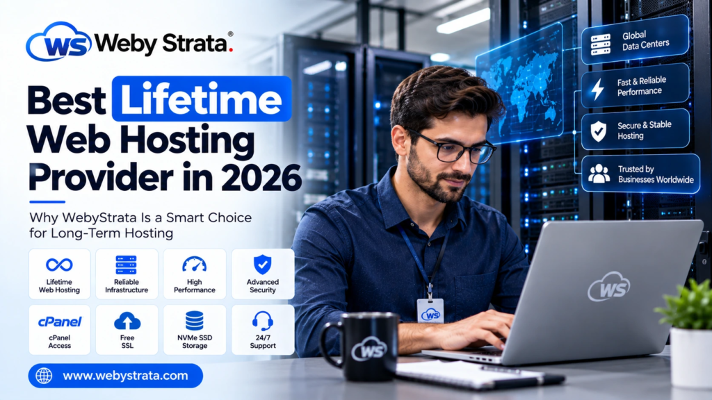 Best Lifetime Web Hosting Provider in 2026: Why WebyStrata Is a Smart Choice for Long-Term Hosting
